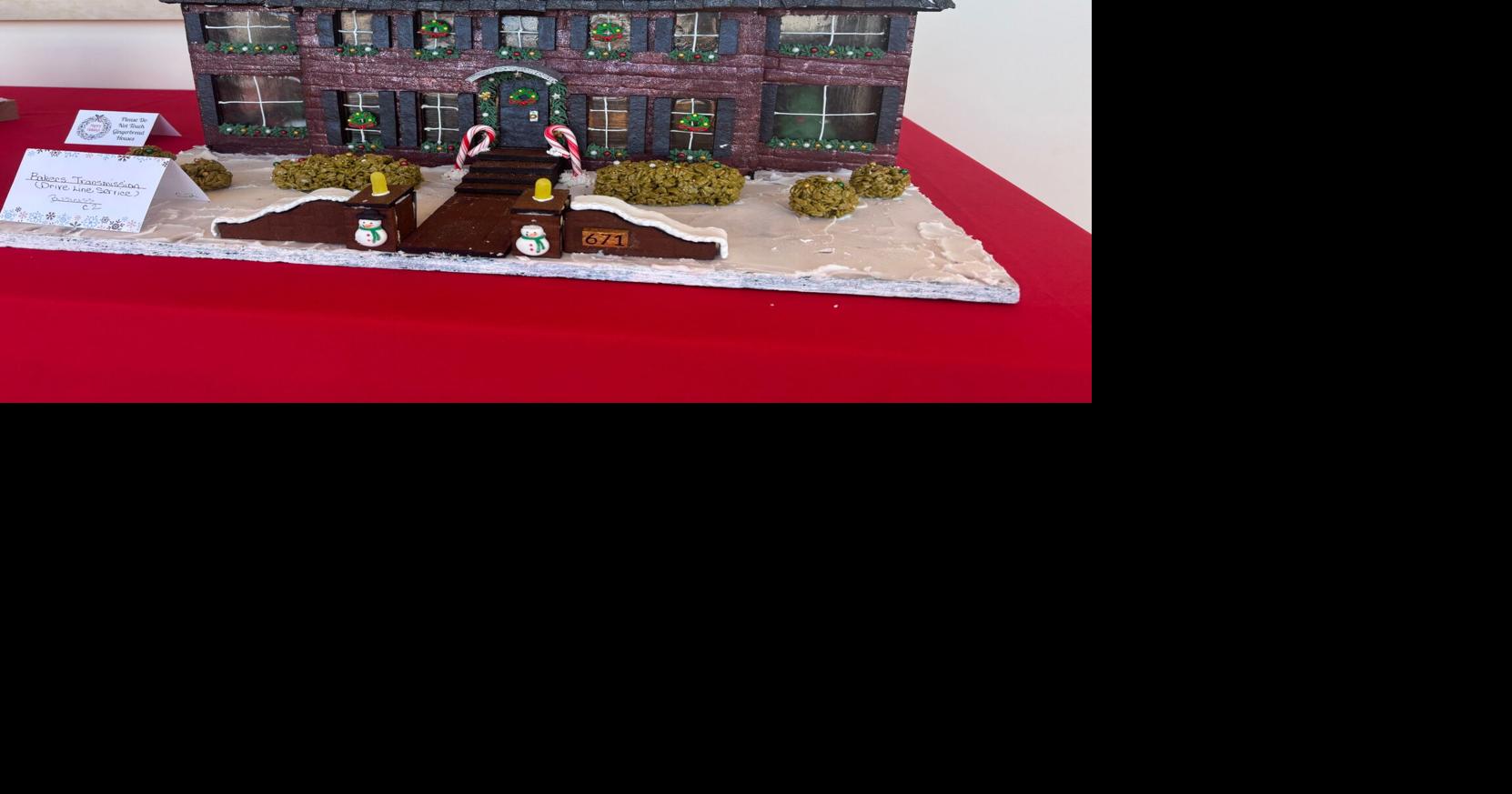 Gingerbread houses on display at Community Hospital
