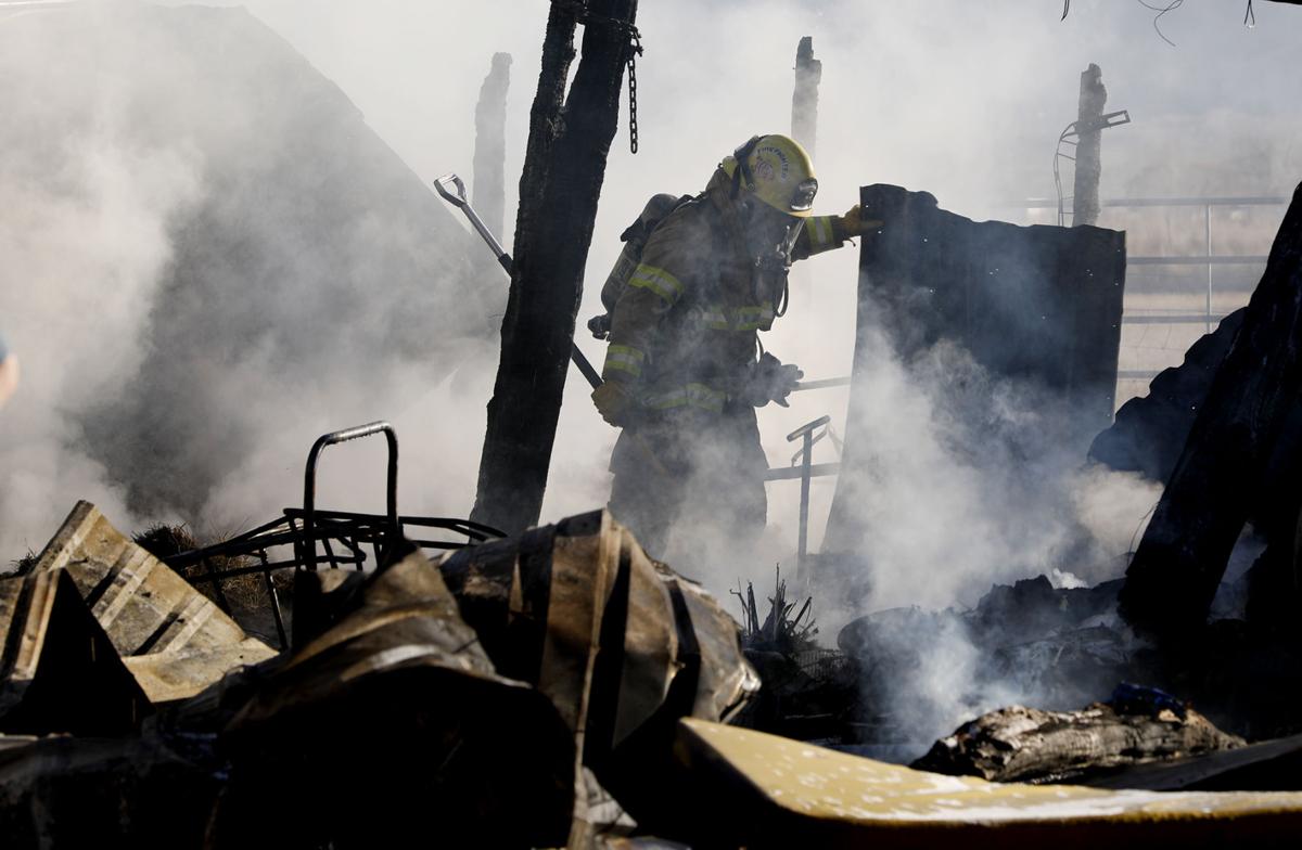Fruita Fire destroys hay barn, truck, trailer Breaking