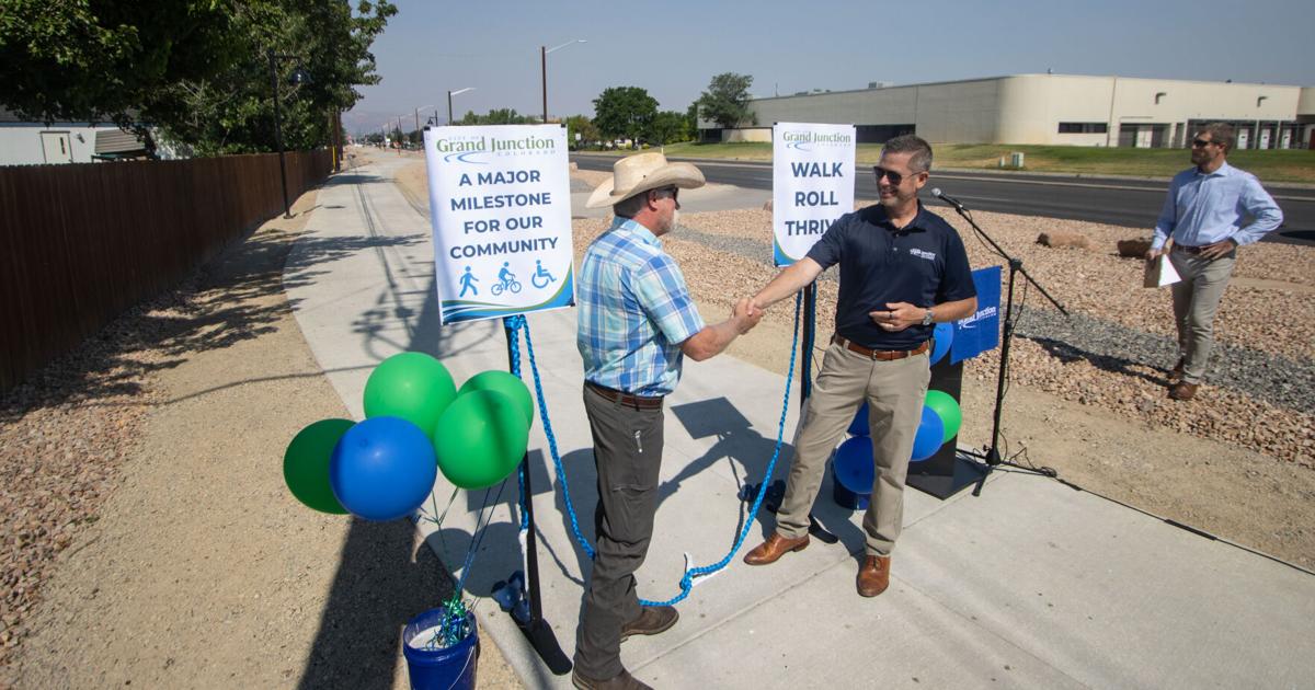 GJ opens mile of sidewalk along Patterson