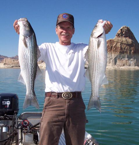 Winter fishing can be exciting at Lake Powell