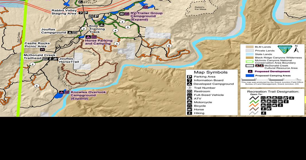 Rabbit Valley Trail Map Changes On The Way To Rabbit Valley Area | Western Colorado | Gjsentinel.com