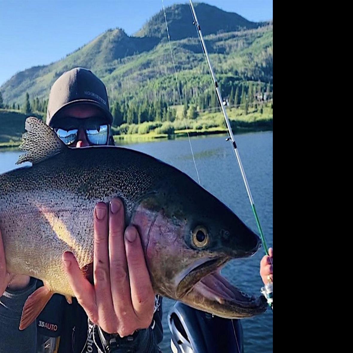 Colorado fisherman reels in likely record-breaking trout, but