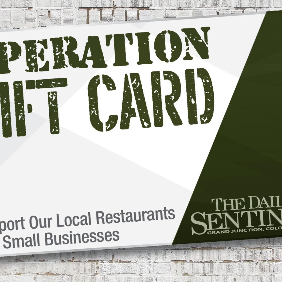 The Daily Sentinel's Operation Gift Card | Western Colorado | gjsentinel.com The Daily Sentinel's Operation Gift Card | Western Colorado | gjsentinel.com
