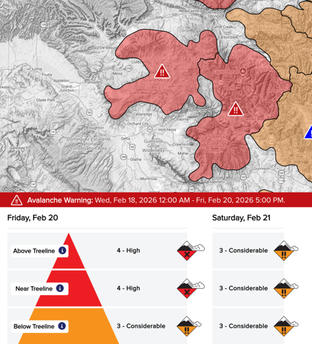 Natural avalanche risk to drop on Mesa, but human causes more likely ...