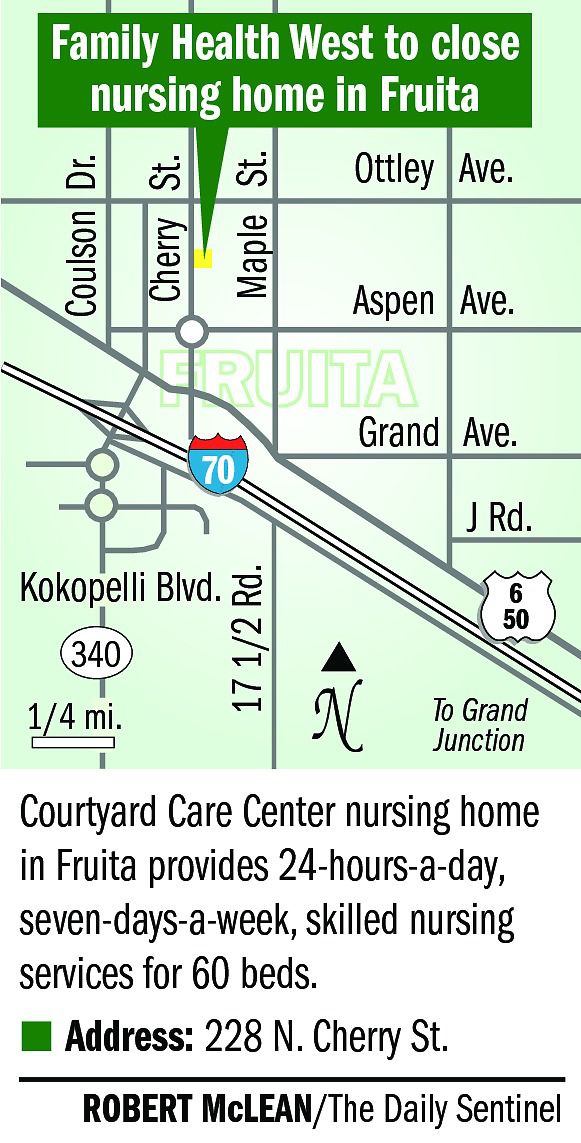 Fruita nursing home to close Western Colorado