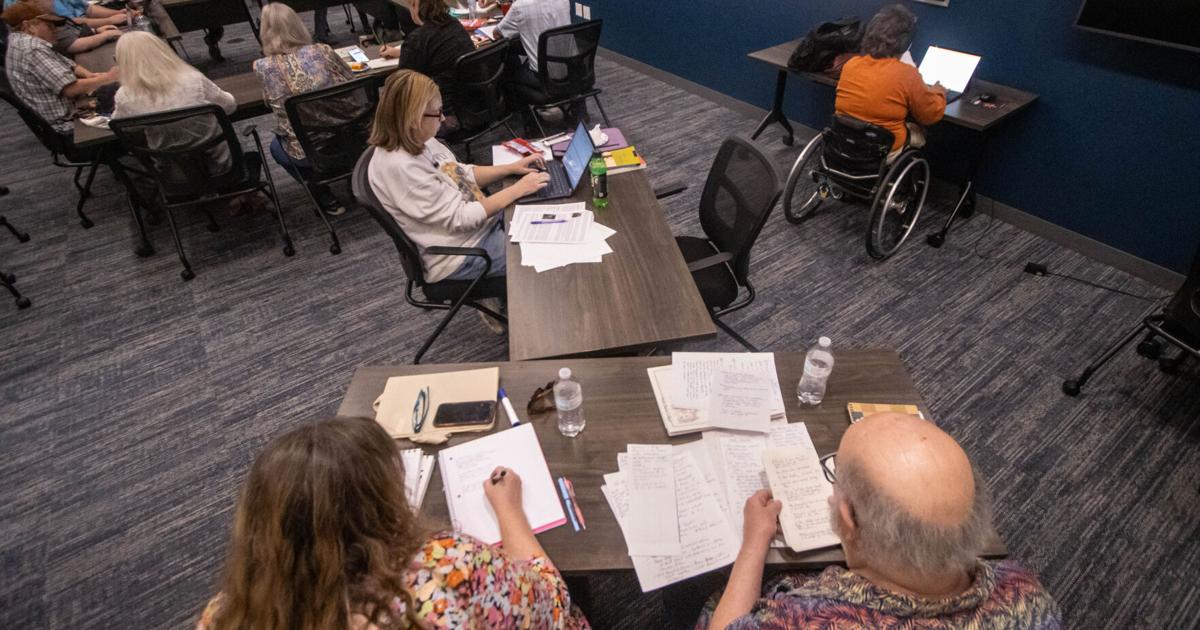 Writers' group celebrates popular new fundraiser