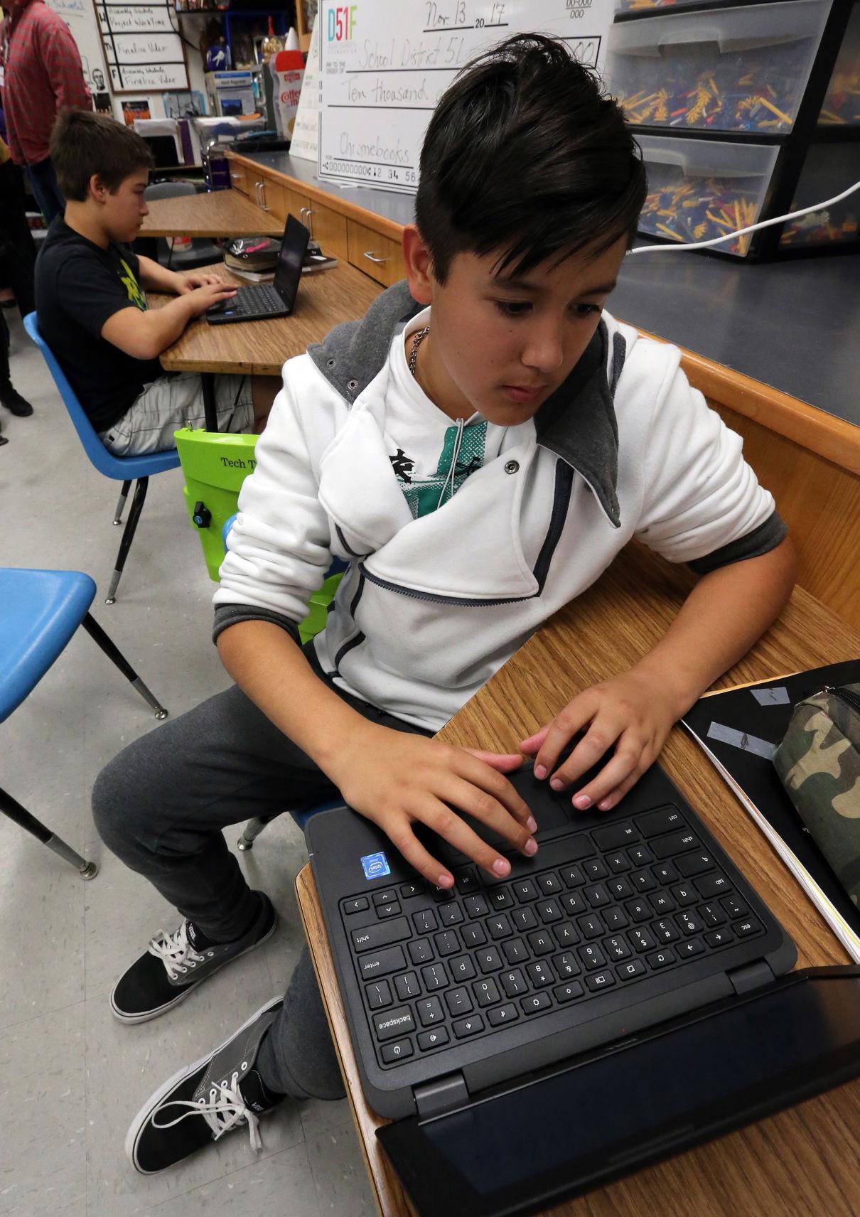 Many Colorado districts built up a supply of Chromebooks as COVID
