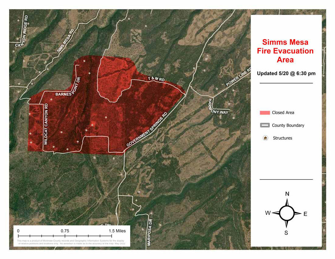Firefighters making progress on Simms Fire | Western Colorado |  gjsentinel.com