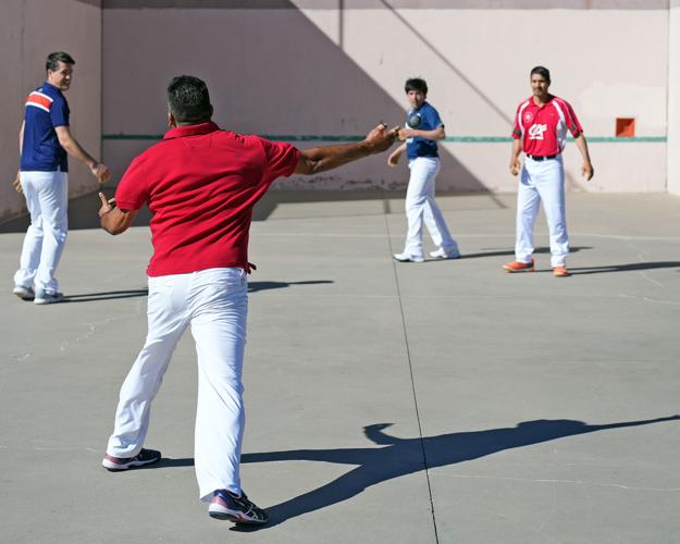 Old handball court back game for first time in 50 years