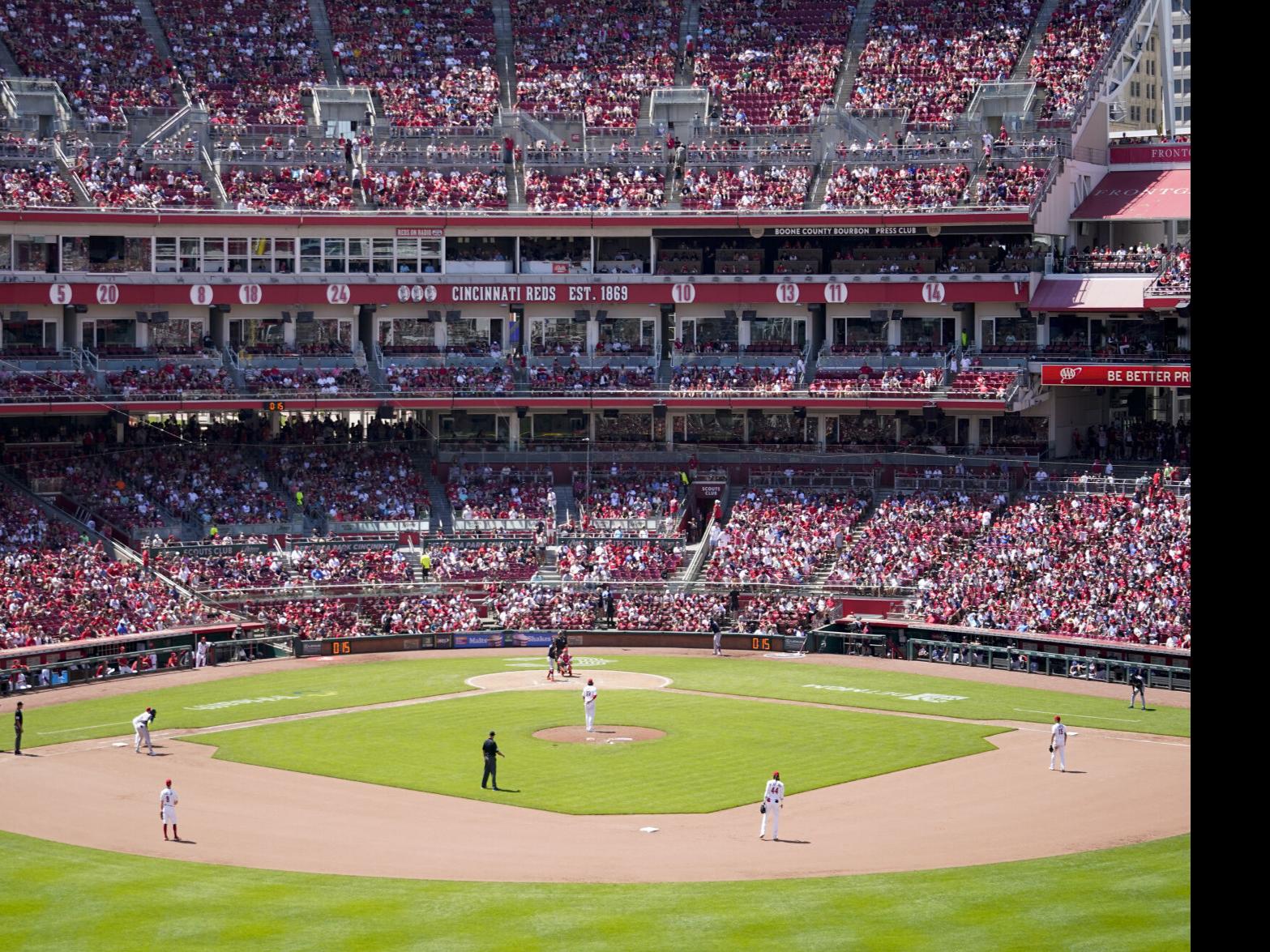 Cincinnati Reds, Great American add signs at ballpark - Cincinnati Business  Courier