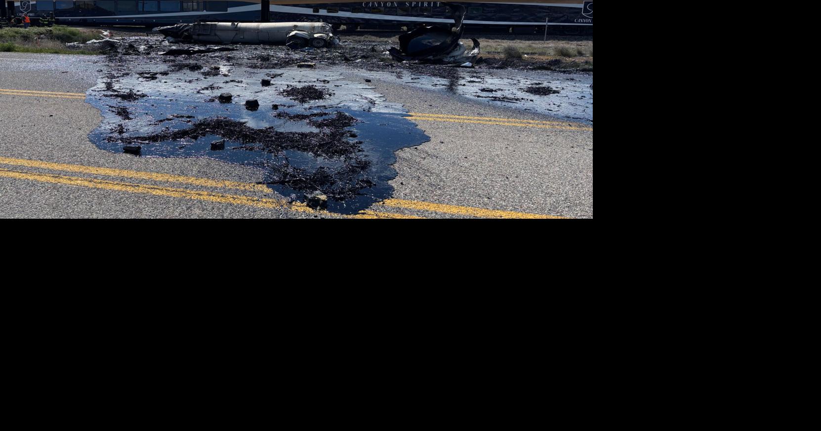 Train crash with tanker truck closes U.S. Highway 6 in Rifle | Western ...