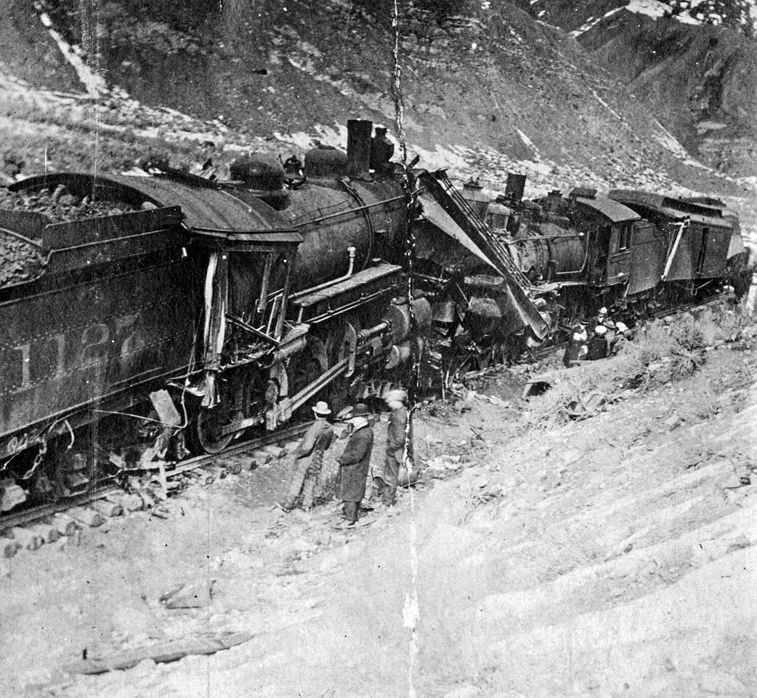 Train disaster near Dotsero in January 1909 killed scores of