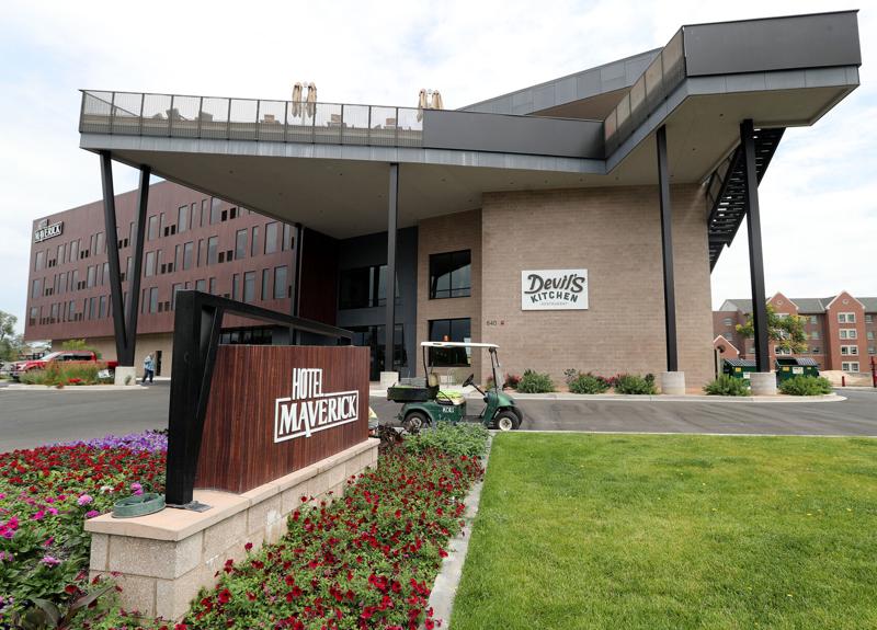 Facade of Hotel Maverick in Grand Junction, Colorado