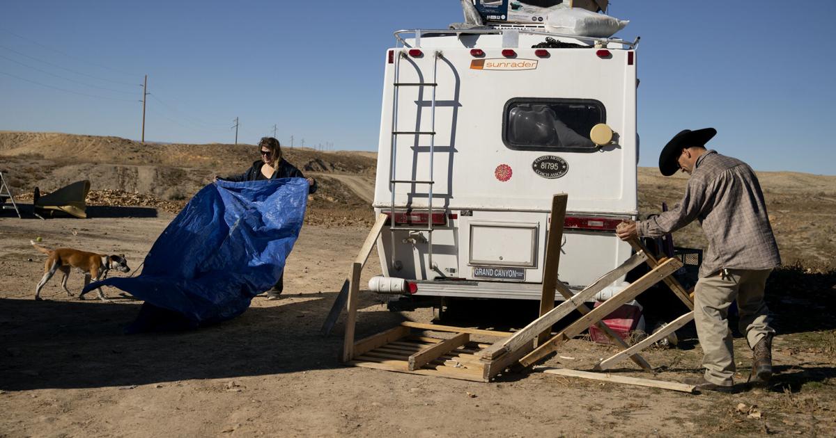 Homeless Caravan Camping, but not by choice: Public lands see growth homeless people's ...