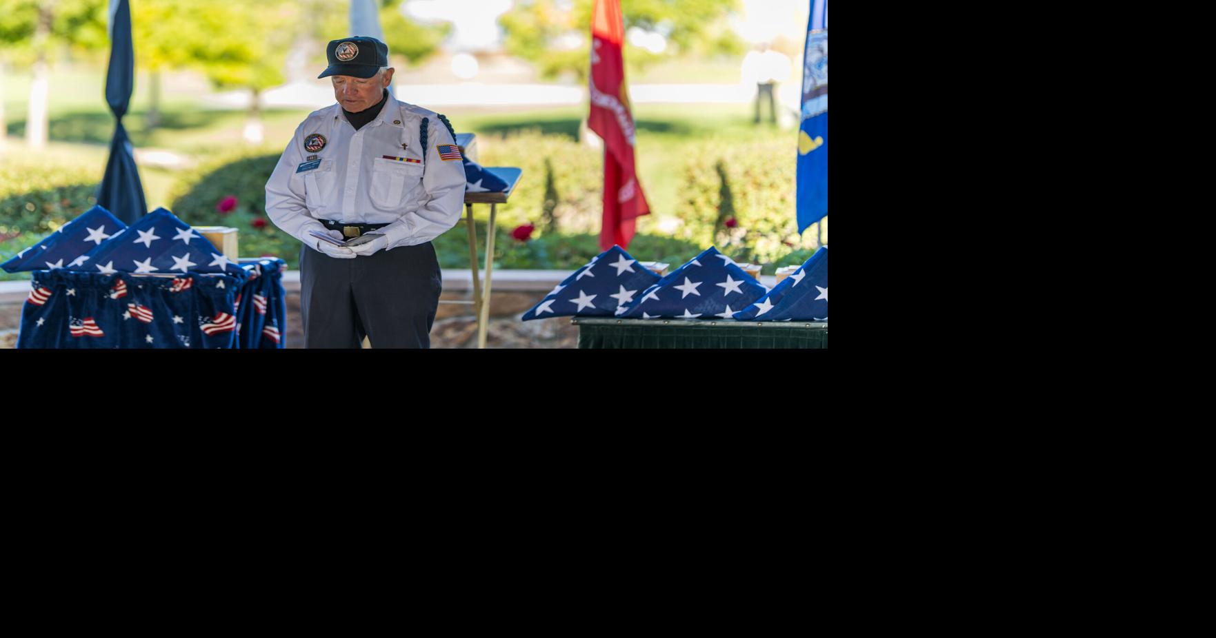 Veteran's cemetery holds quarterly services for deceased veterans