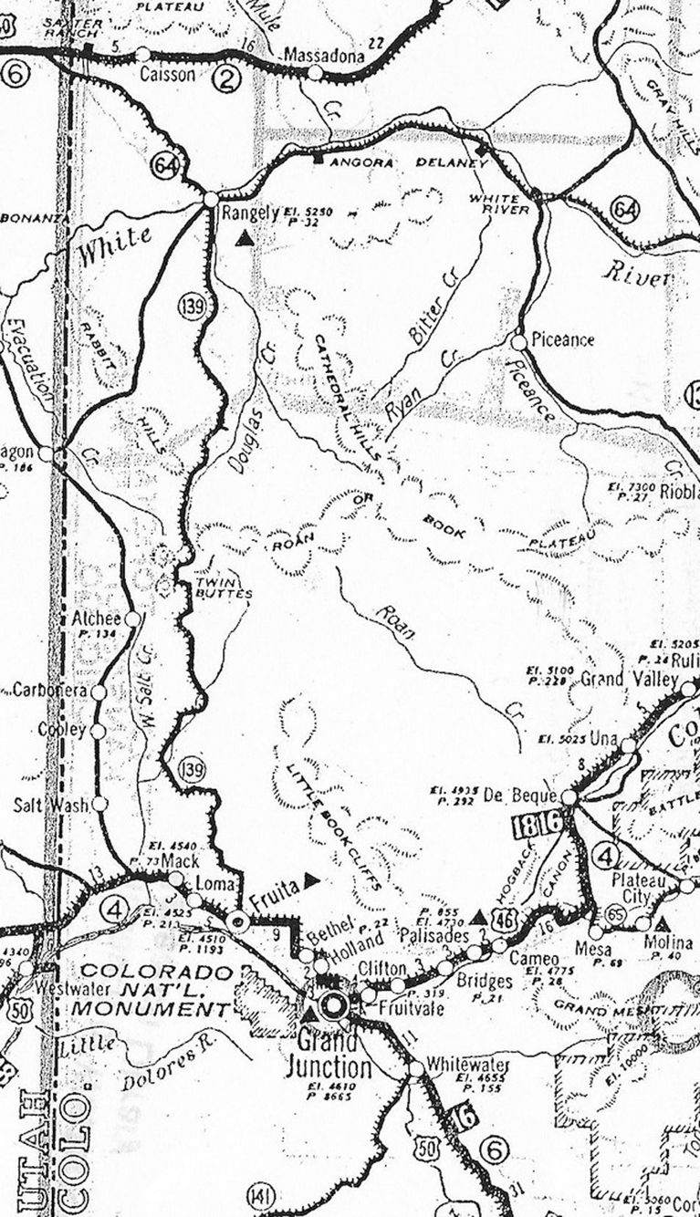 Douglas Pass Provided The Key Link Between Grand Valley Uintah Basin Columns 6654