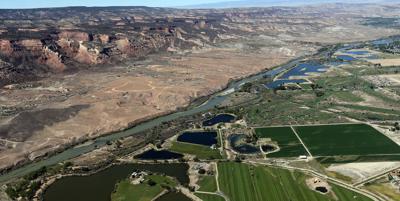 Colorado River aerial view