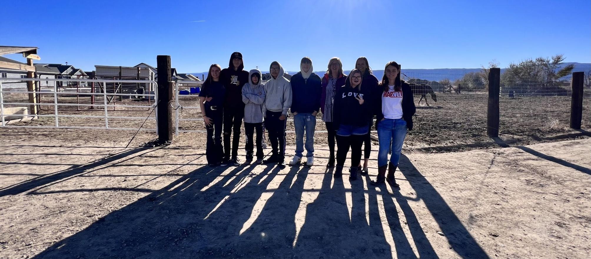 R5 students build new arenas for Grand Valley Horse Rescue Western