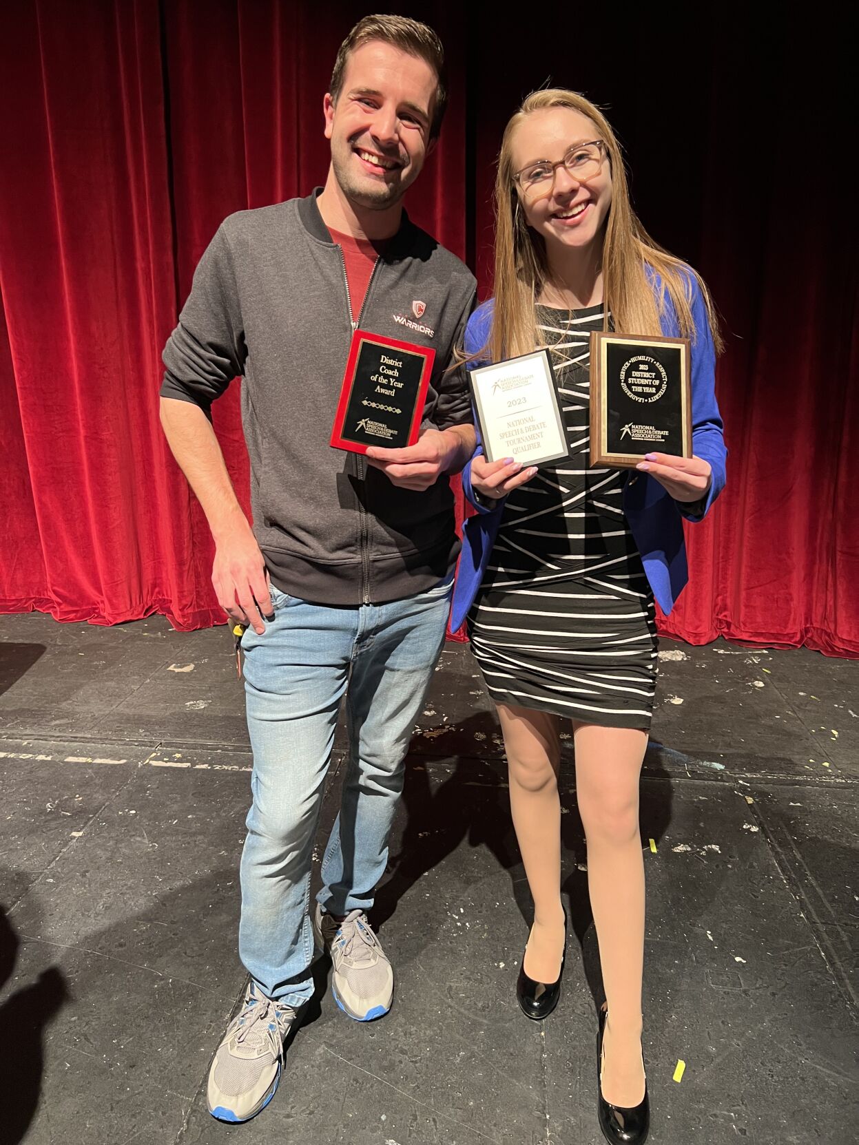 Speech and Debate Compete in the Districts Debate Tournament