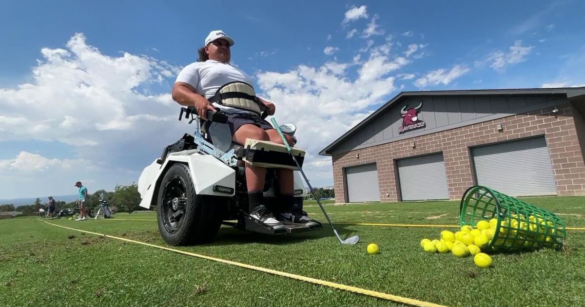 Meet the seated golfer who's taking the social media world by storm ...