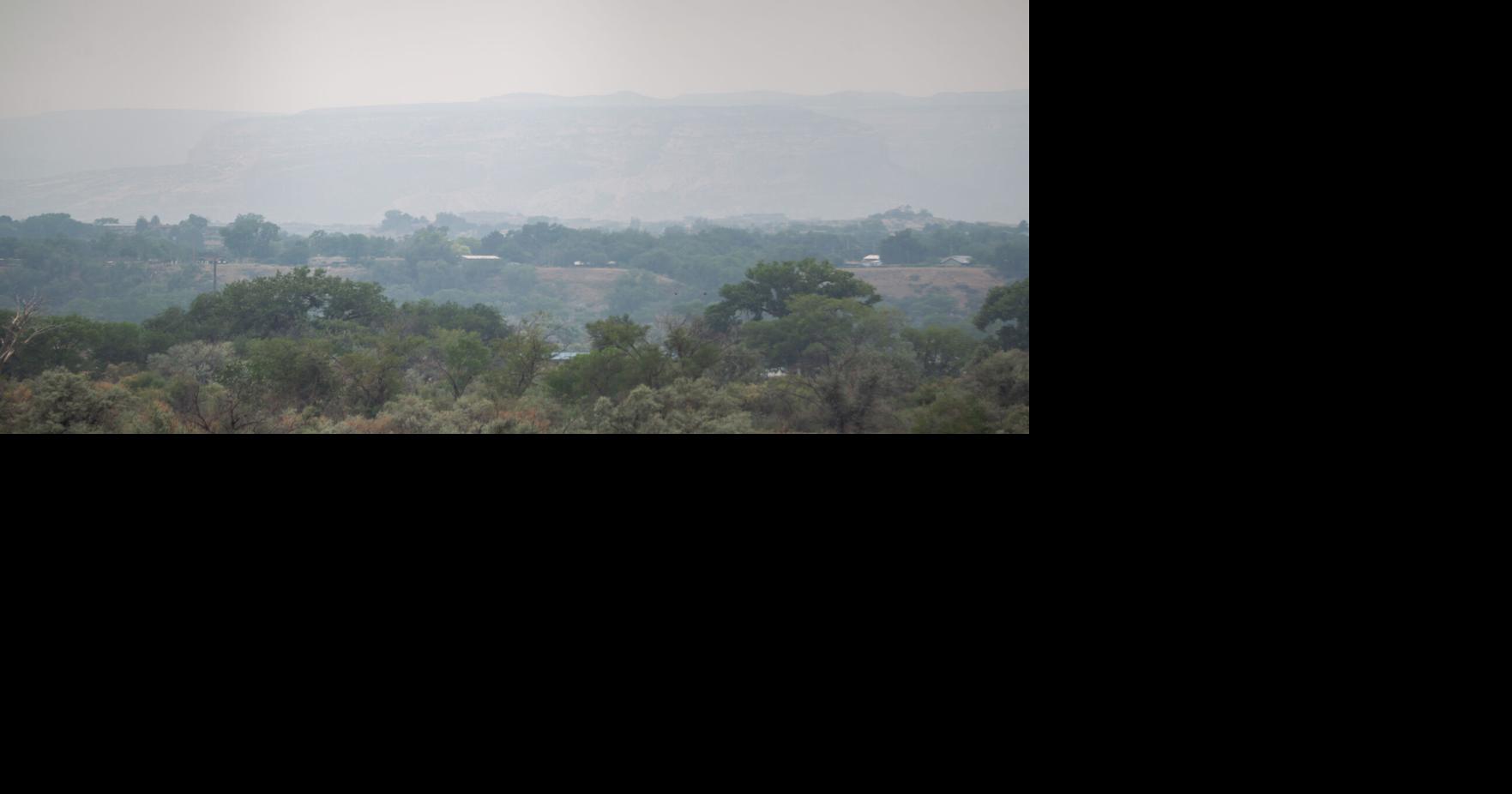 Winds pushing smoke from Utah fire into Grand Valley