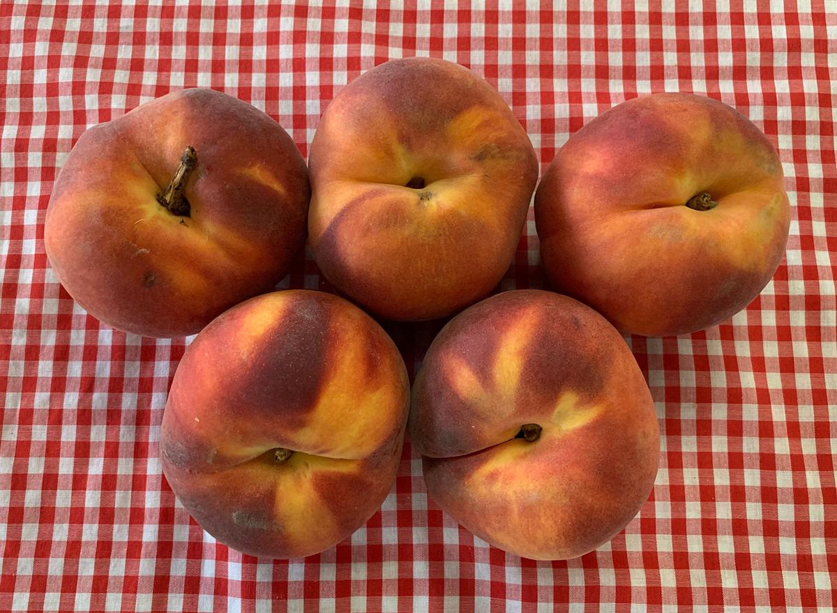 A peach pair Food
