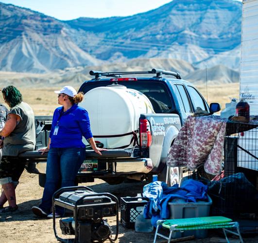 Amos Counseling brings water to homeless people in desert amid