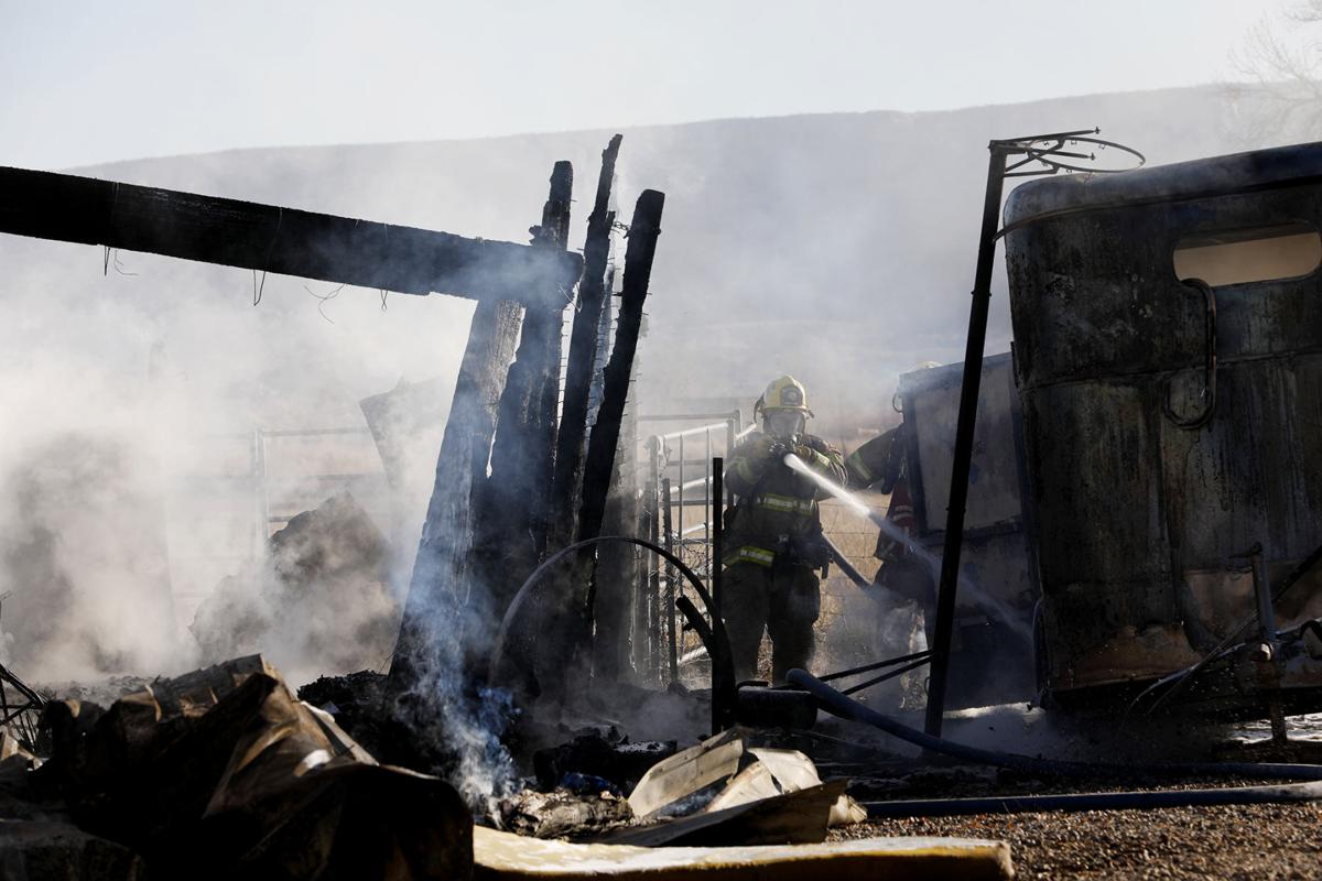 Fruita Fire destroys hay barn, truck, trailer Breaking