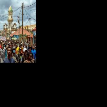 Madagascar's president denounces 'coup' attempt as protests flare
