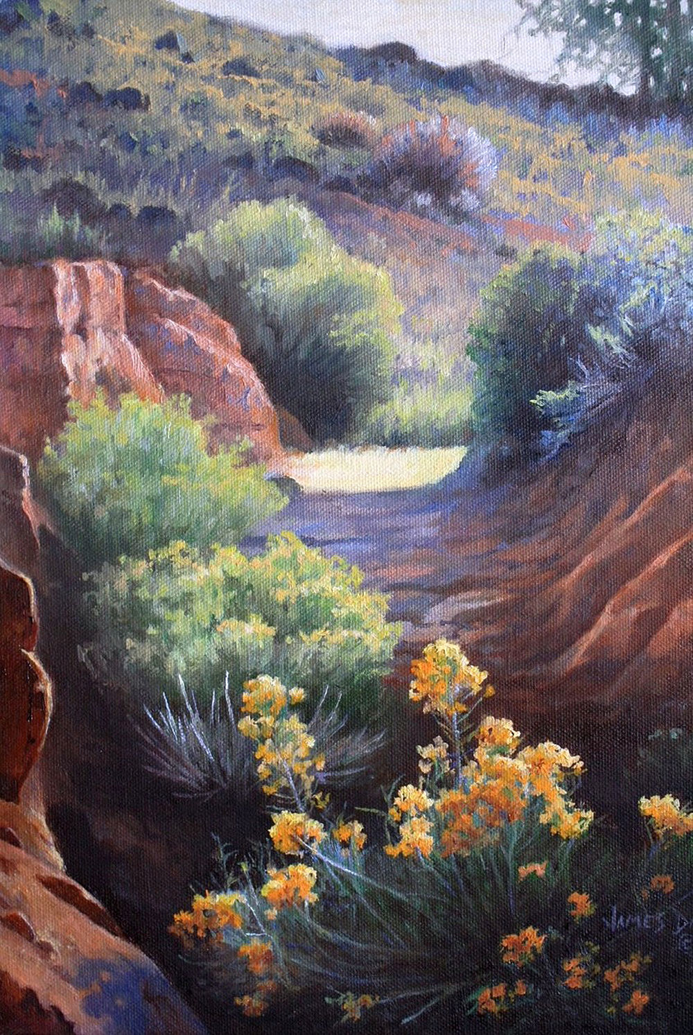 Dawson's oil paintings highlight event Entertainment