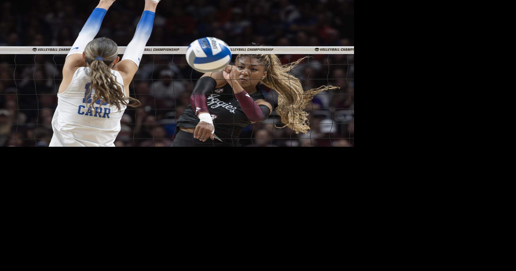 Texas A&M sweeps Kentucky to win national volleyball title