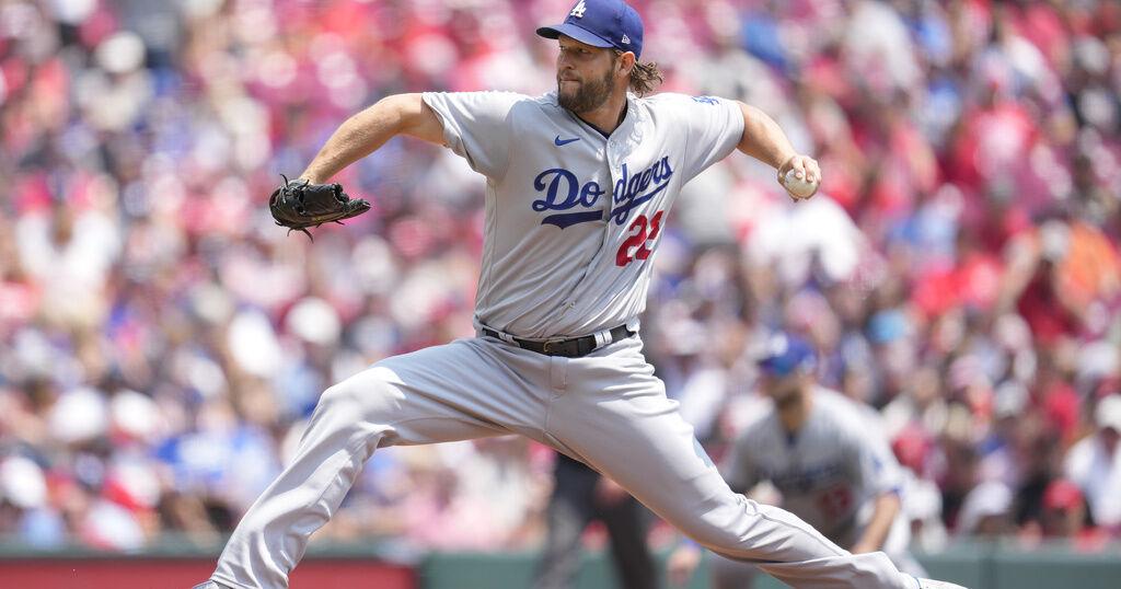 Kershaw strikes out 9 in 7 innings, Dodgers blank Reds to stop 4-game slide | Sports
