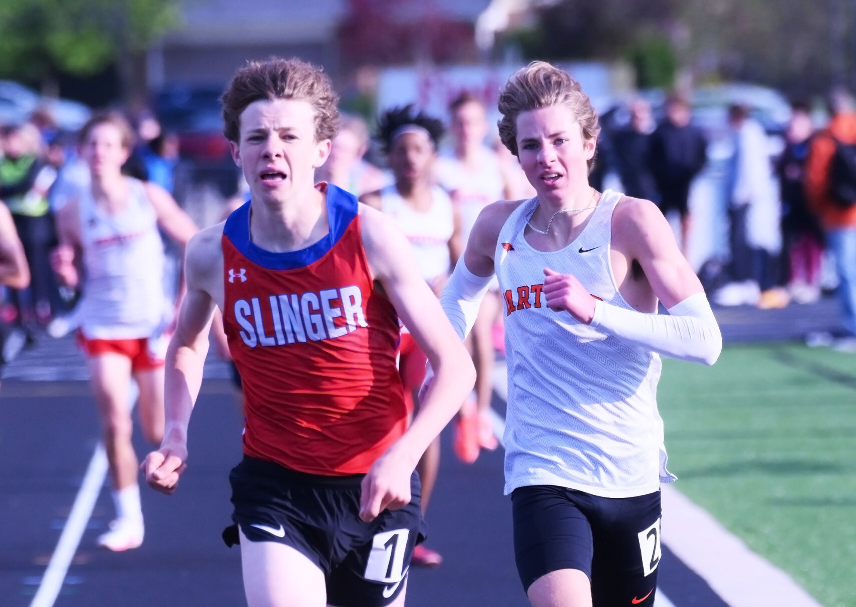 Hartford Boys Track Team Shows Resilience in North Shore Conference Defeat