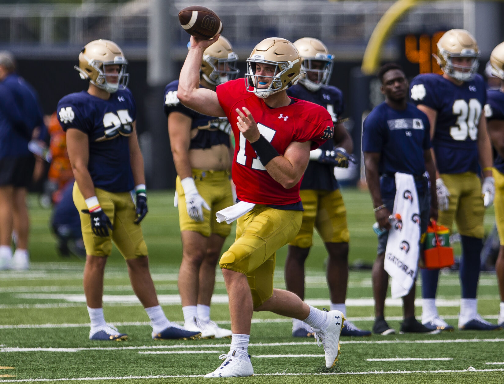 Notre Dame Has Its Quarterback: Wisconsin Transfer Jack Coan ...