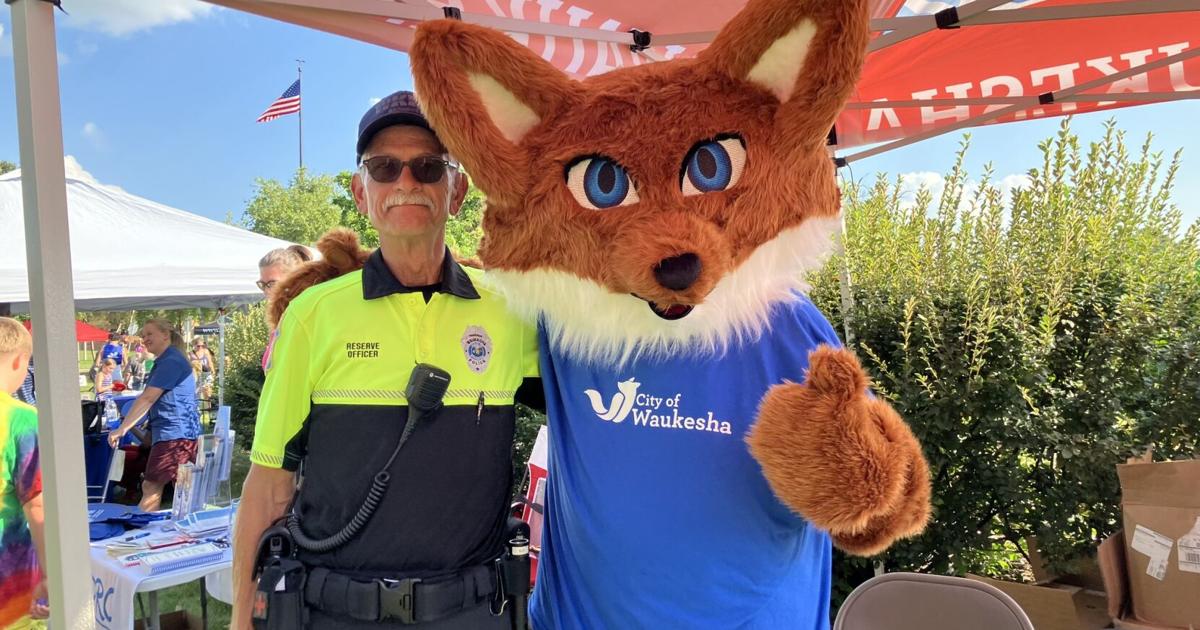 New mascot River attends Waukesha Night Out | Waukesha Co. News ...