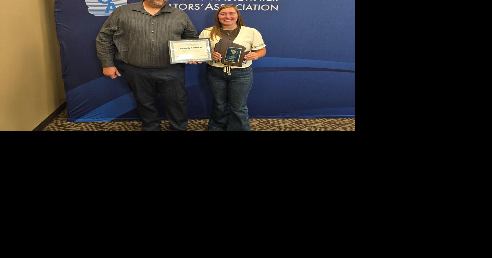 Kewaskum wastewater worker wins industry’s Newcomer of the Year Award
