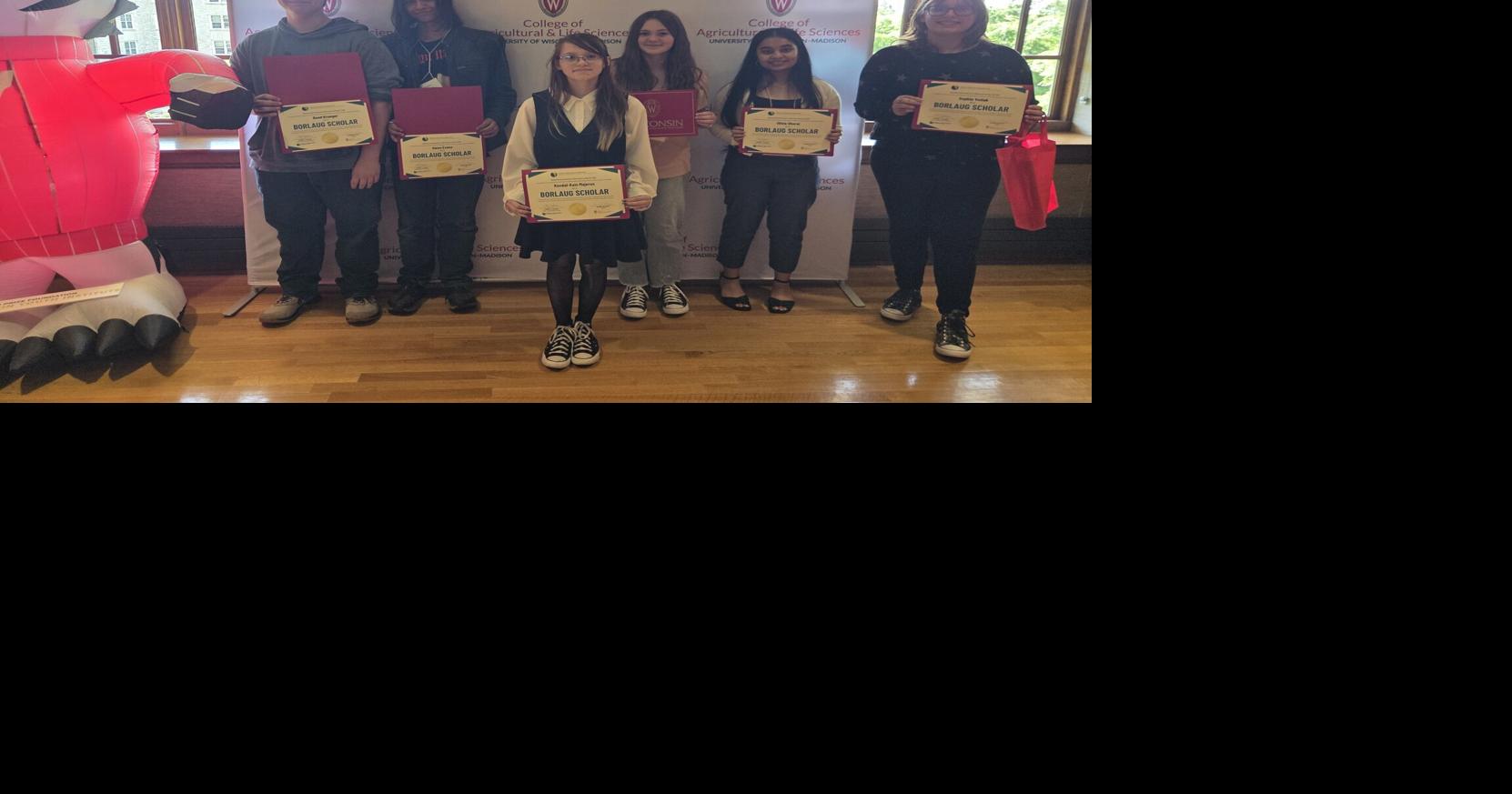Six HUHS students recognized as Borlaug Scholars at Wisconsin Youth Institute