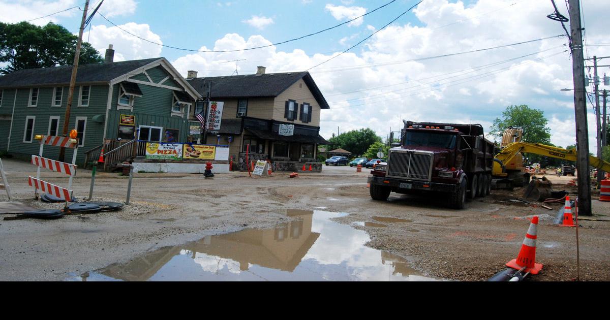 Downtown Dousman remains open for business during construction