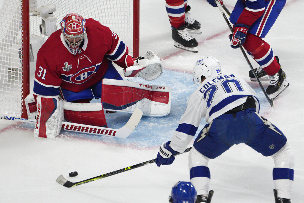 Canadiens beat Lightning 3-2 in OT, avoid Stanley Cup ...