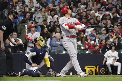 Ohtani reaches 400 MLB strikeouts, Angels beat Astros in 12