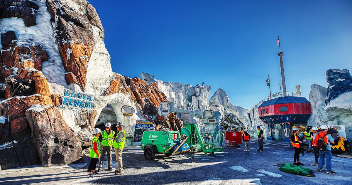 SeaWorld Orlando’s Penguin Trek coaster on track for spring opening | Travel SeaWorld Orlando’s Penguin Trek coaster on track for spring opening | Travel