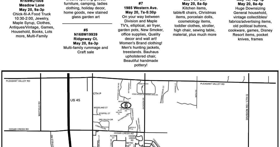 Jackson Rummage 2023 Jackson's Village-Wide Rummage Sale Map | | gmtoday.com
