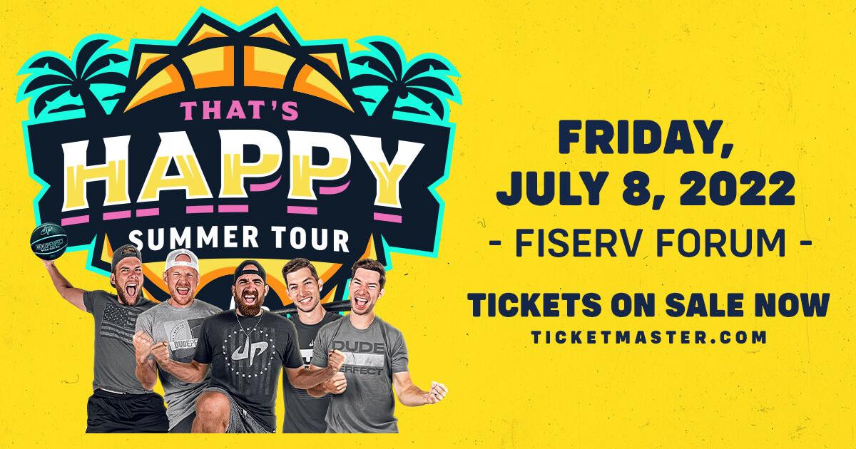 Dude Perfect That's Happy Summer Tour Events