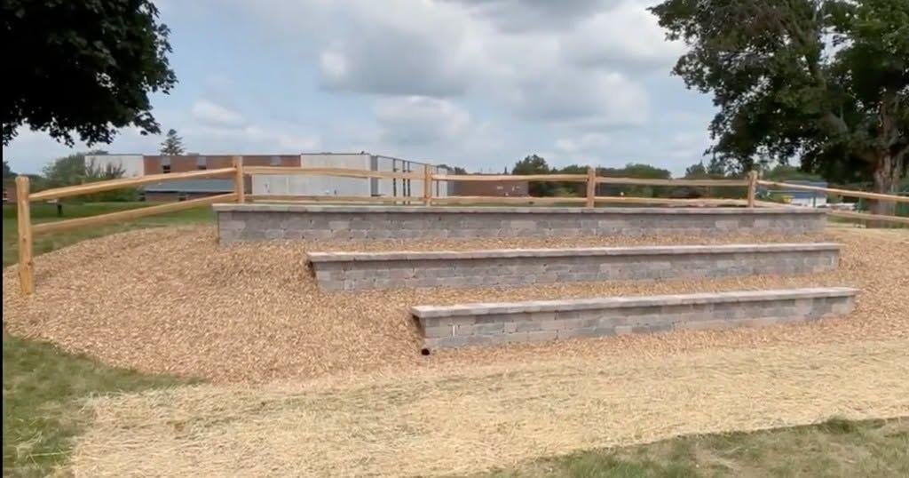 Outdoor classroom honors memory of Dousman Elementary School parent