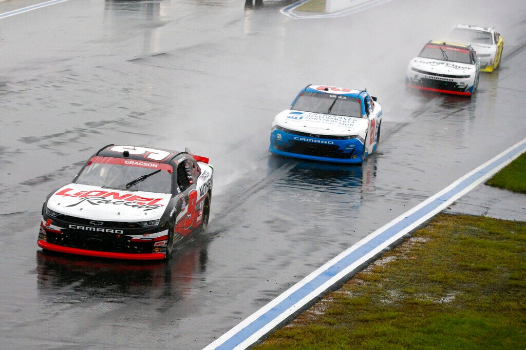 AJ Allmendinger wins Xfinity race at rainsoaked Charlotte Sports