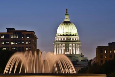 Wisconsin State Capitol - Evening Photo TNS FILE