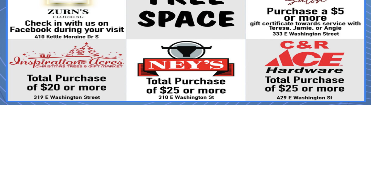 Slinger Business Network to hold Small Business Saturday Bingo