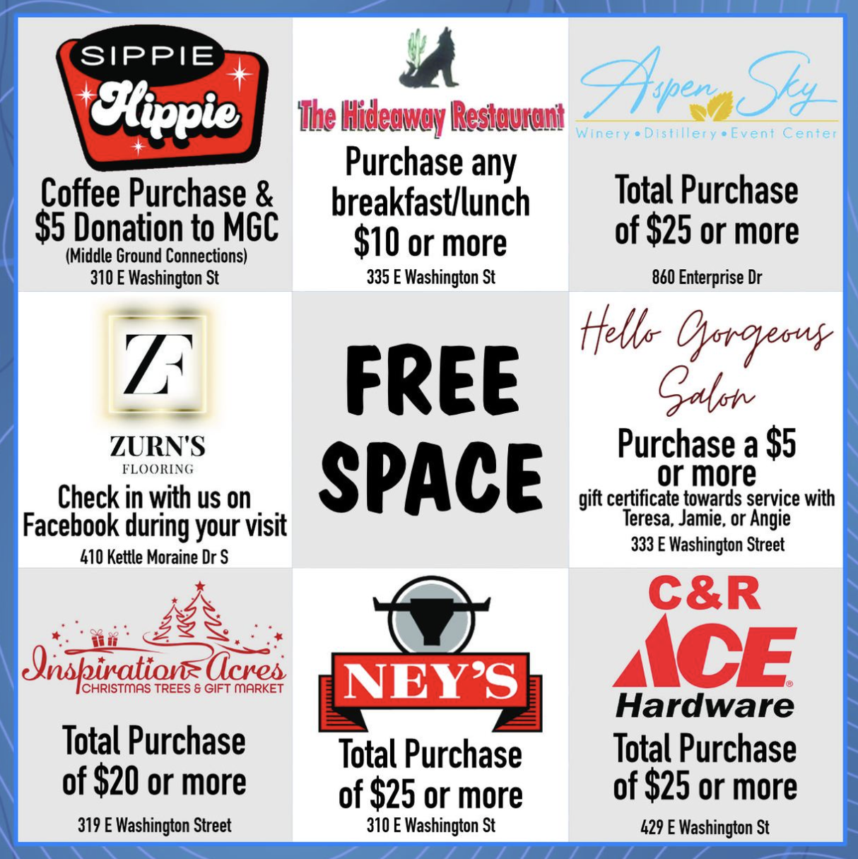 Slinger Business Network to hold Small Business Saturday Bingo