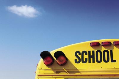 School bus stock photo