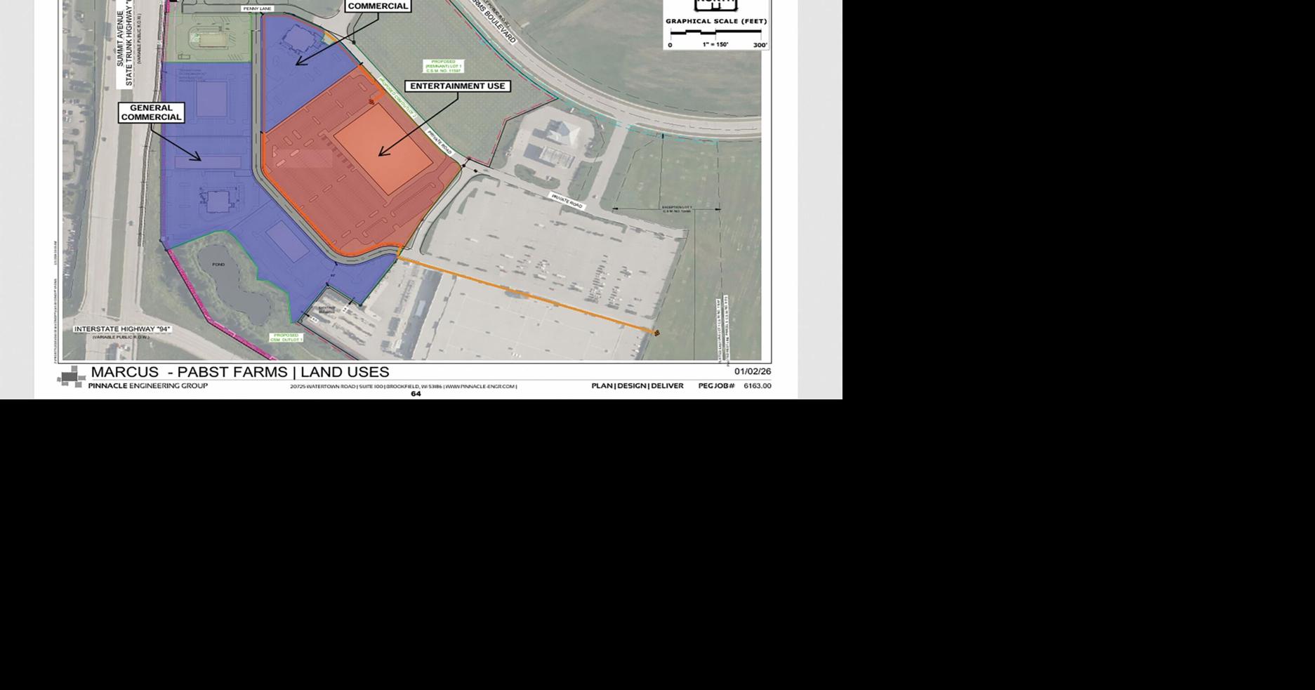 Marcus Corp. moving forward with entertainment, commercial plans for Pabst Farms